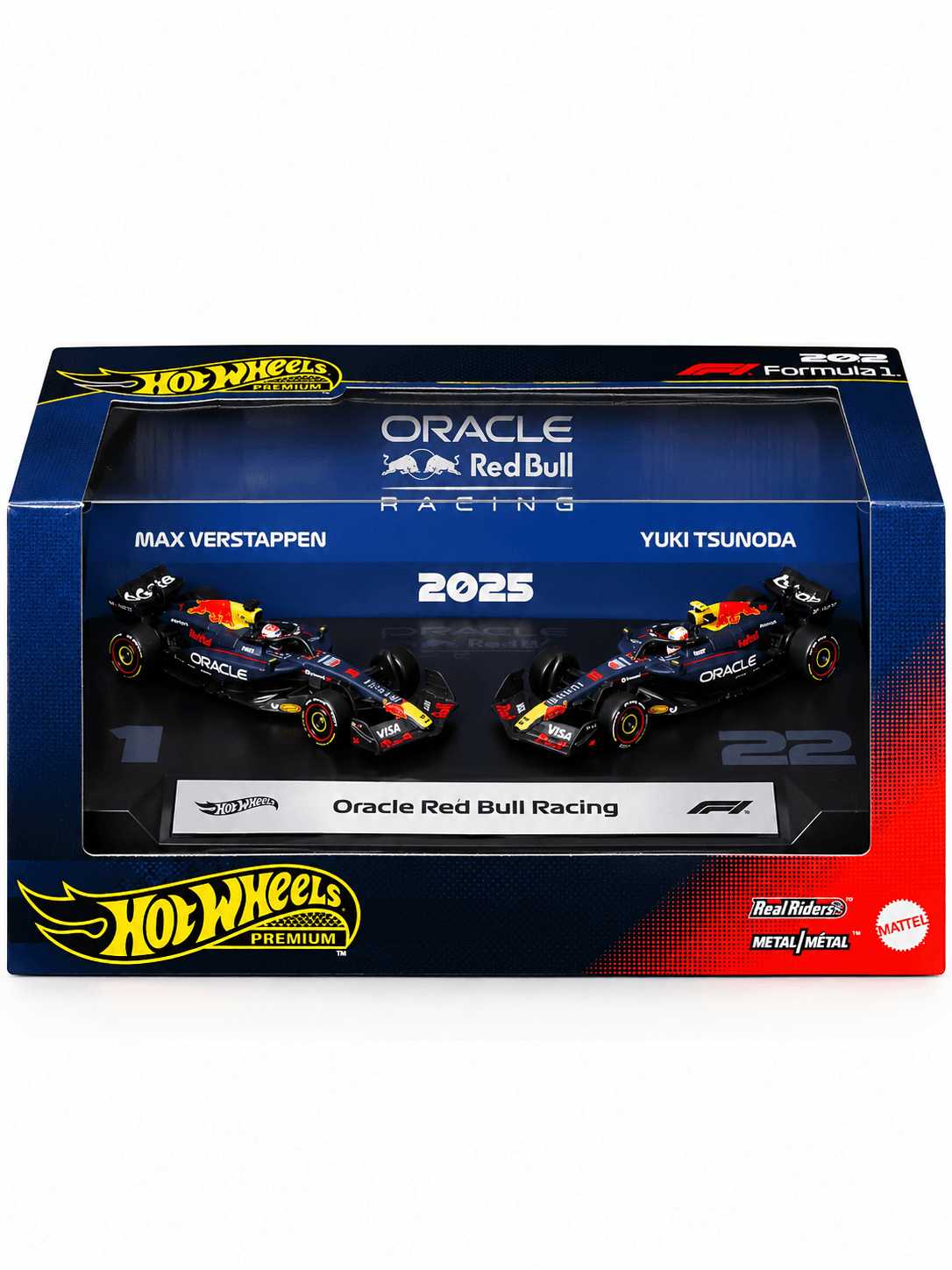 Hot Wheels Premium F1 Oracle Red Bull Racing 2 Pack