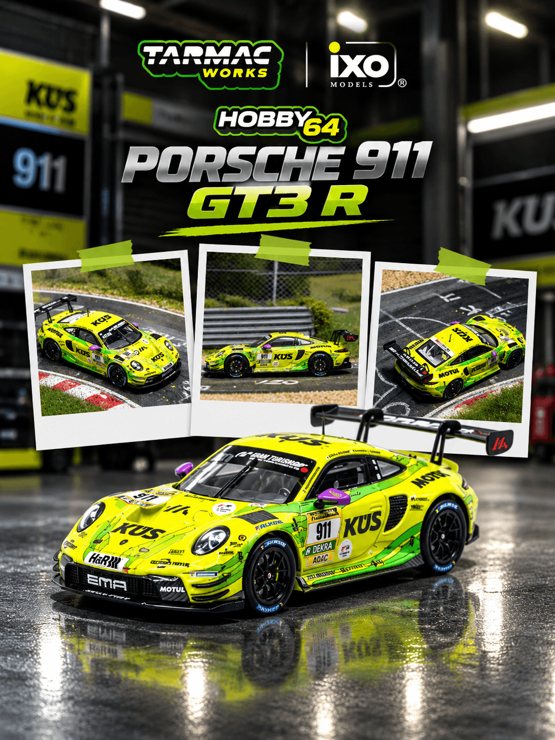 Porsche 911 GT3 R Nürburgring 24h 2024 Laurens Vanthoor / Thomas Preining / Kevin Estre / Ayhancan Güven