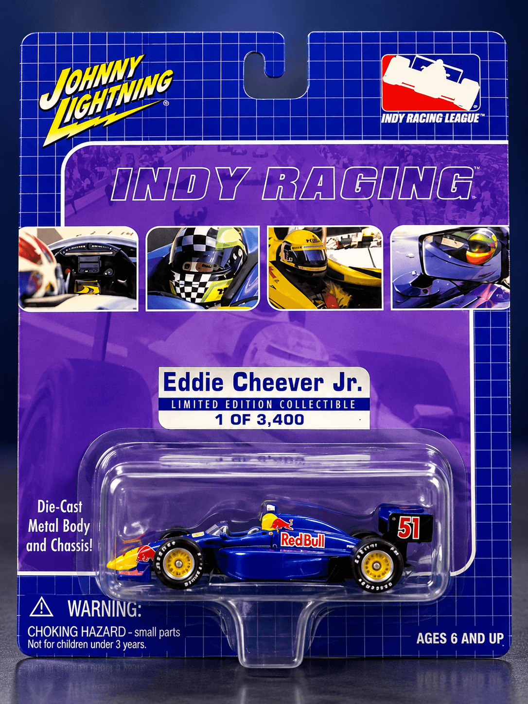 Johnny Lightning – Indy Racing Eddie Cheever Jr. #51 – Edição Limitada